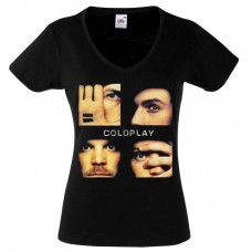 COLDPLAY BAND Дамска тениска